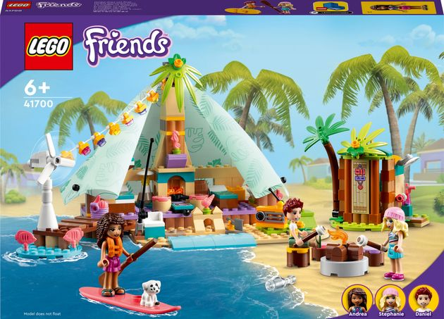 Конструктор Лего Кэмпинг на пляже Lego Friends (380 дет) изображение 