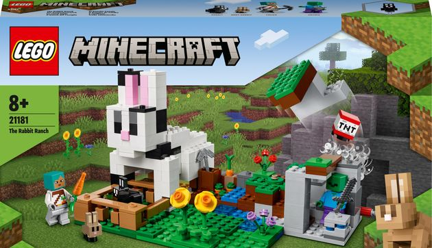 Конструктор Лего Кроличье ранчо Майнкрафт Lego Minecraft (340 дет) изображение 