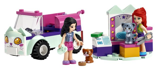 Конструктор Лего Передвижной груминг-салон для кошек (60 дет) Lego Friends изображение 1