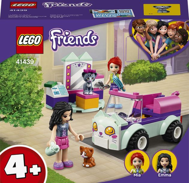 Конструктор Лего Передвижной груминг-салон для кошек (60 дет) Lego Friends изображение 