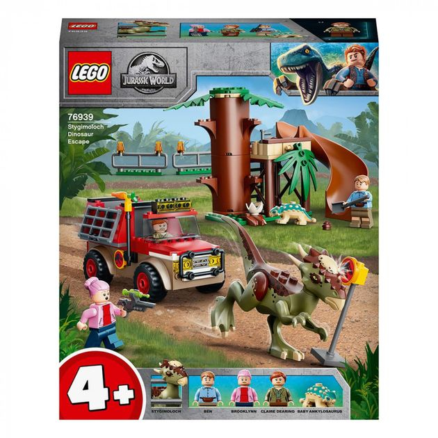 Конструктор Лего Побег динозавра стигомолоха (129 дет) Lego Jurassic World 76939 изображение 