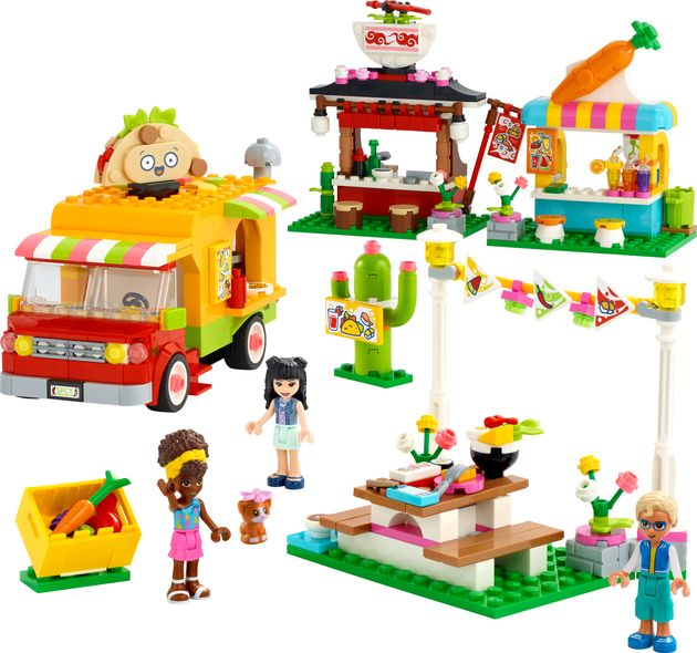 Конструктор Лего Рынок уличной еды (592 дет) Lego Friends изображение 1