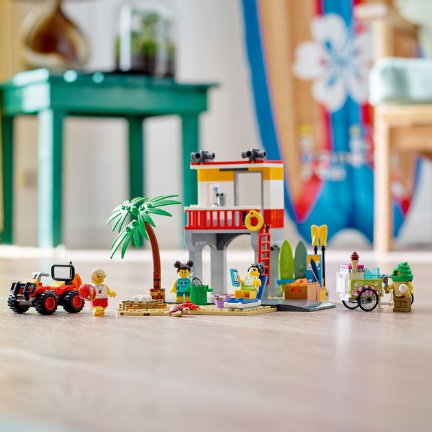 Конструктор Лего Спасательный пост на пляже Lego City (211 дет) изображение 3