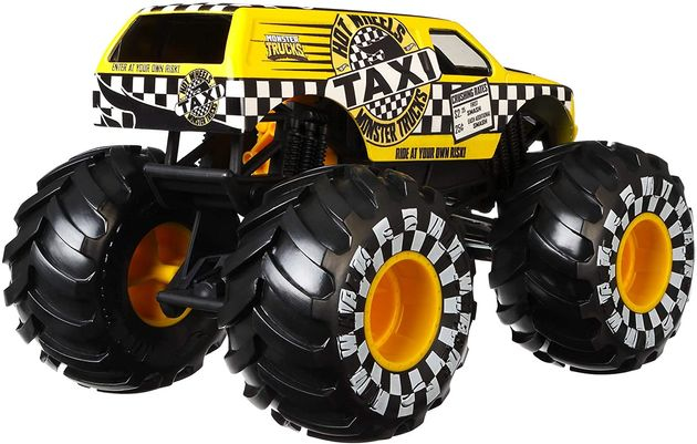 Машина-внедорожник Хот Вилс Такси Hot Wheels Monster Trucks 1:24 изображение 1