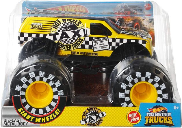 Машина-внедорожник Хот Вилс Такси Hot Wheels Monster Trucks 1:24 изображение 2