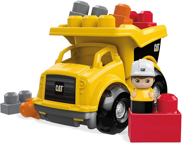 Машина самосвал с конструктором Mega Bloks Cat Lil' Dump Truck изображение 