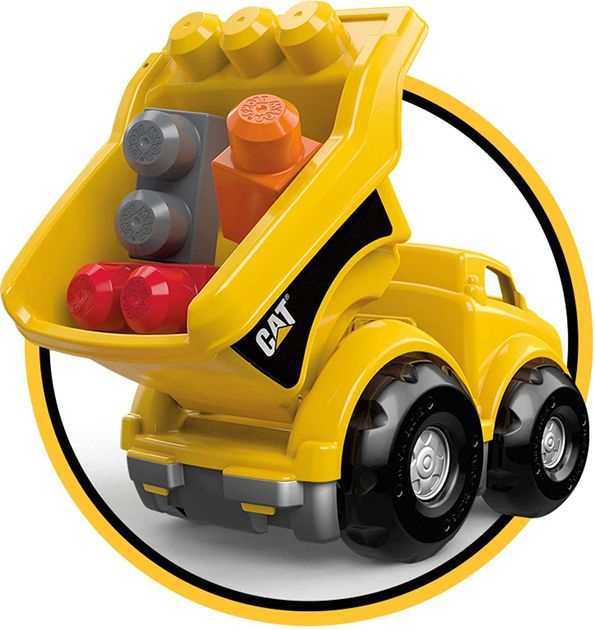 Машина самосвал с конструктором Mega Bloks Cat Lil' Dump Truck изображение 5