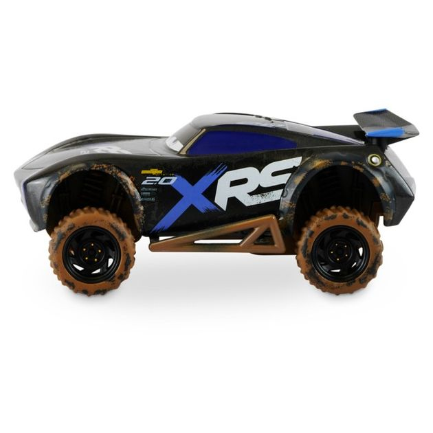 Машинка Джексон Шторм Тачки Jackson Storm Die Cast Pullback Mud Racer изображение 1