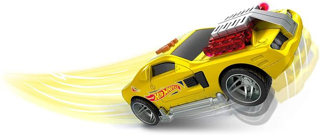 Моторизированная машинка Хот Вилс со светом и звуком Hot Wheels Poppin Wheelie Cars Hollowback изображение