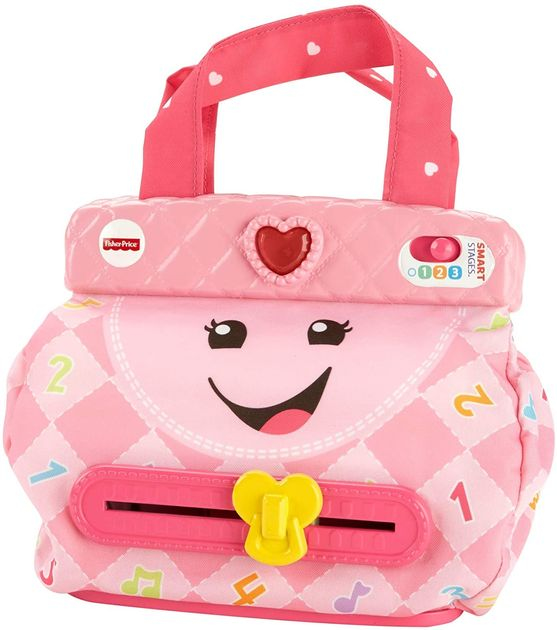 Интерактивная игрушка Моя умная сумочка Фишер Прайс Fisher-Price Laugh & Learn My Smart Purse изображение 3