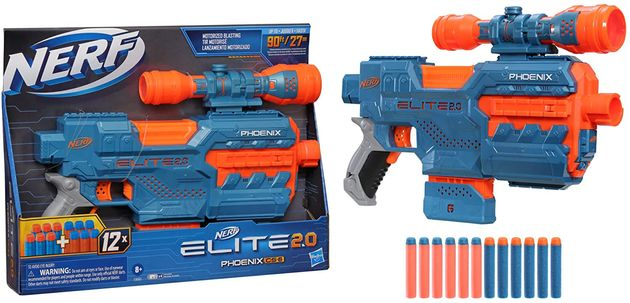 Моторизированный бластер Нерф Феникс Nerf Elite 2.0 Phoenix CS-6 Motorized Blaster изображение 2