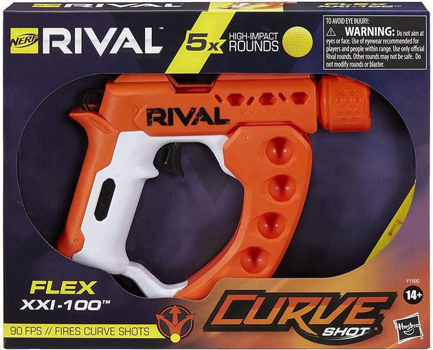 Бластер Нерф Райвл Кёрв Сайдсвайп NERF Rival Curve Shot изображение 1