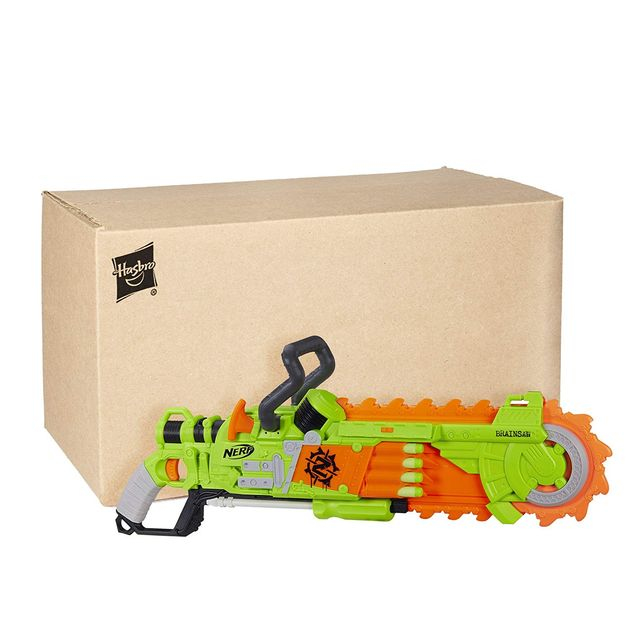 Бластер Нерф Зомби Страйк Бензопила Ударный мозг Nerf Zombie Strike Brainsaw Blaster 