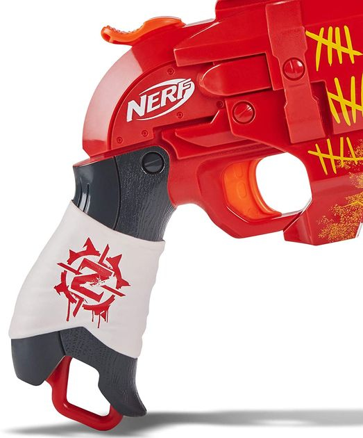 Бластер Нерф Зомби Страйк Хаммершот красный NERF Zombie Strike Hammershot изображение 5