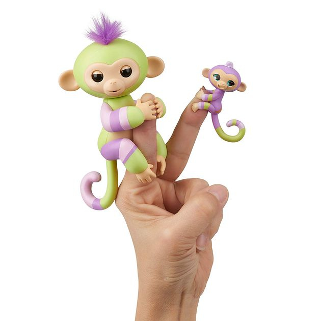 Интерактивная фигурка Fingerlings Обезьянка Джесс с Эден WowWee Fingerlings - Baby Monkey & Mini BFFs - Jess & Eden