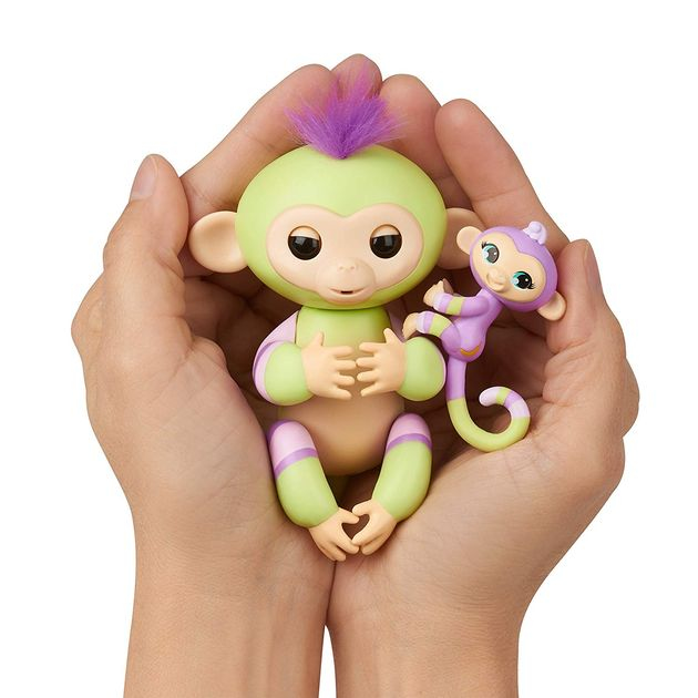 WowWee Fingerlings - Baby Monkey & Mini BFFs - Jess & Eden