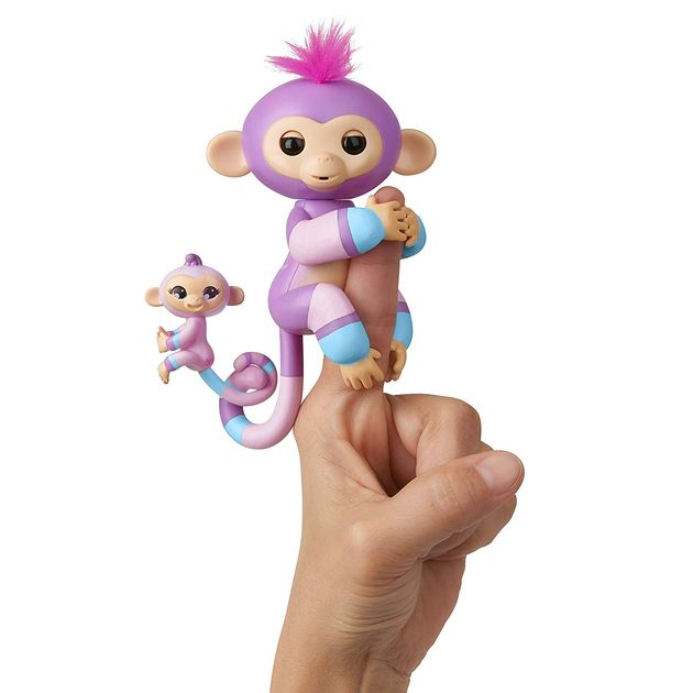 фигурка Fingerlings Обезьянка Вайлет с малышкой Хопи фото 2