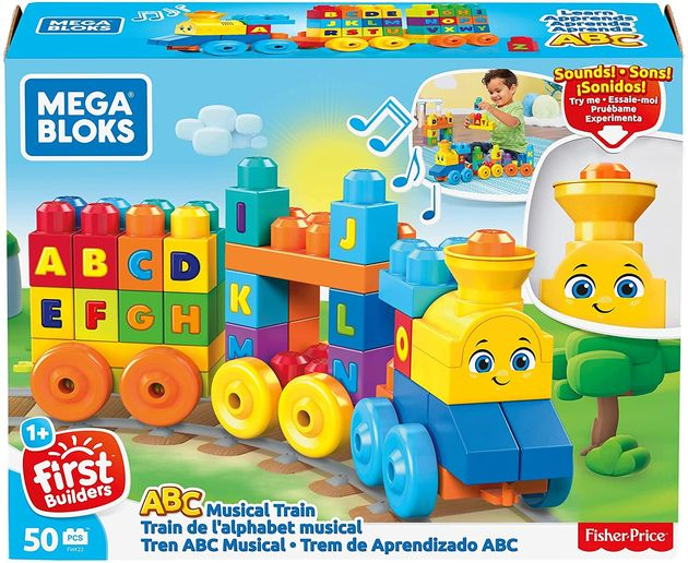 Конструктор музыкальный паровозик Mega Bloks First Builders  изображение 2