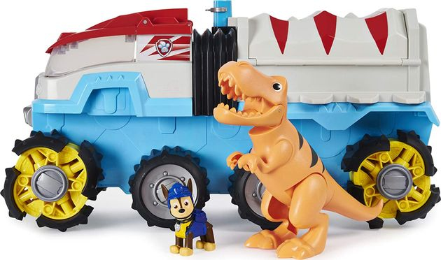 Игровой набор Патрулевоз Щенячий Патруль с динозавром Paw Patrol Dino Patroller Motorized Team изображение 4