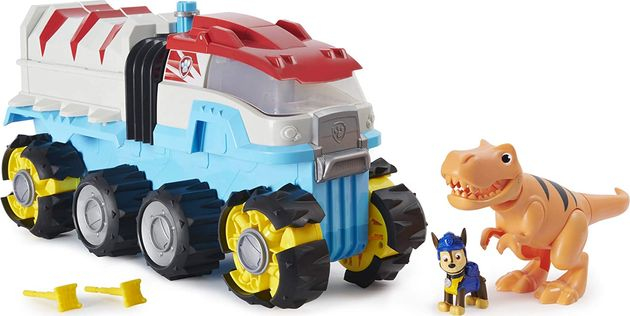 Игровой набор Патрулевоз Щенячий Патруль с динозавром Paw Patrol Dino Patroller Motorized Team