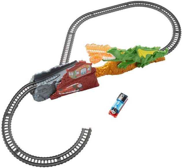 Железная дорога Томас и Друзья Побег от дракона Фишер Прайс Fisher-Price Thomas & Friends TrackMaster, Dragon Escape Set FXX66 изображение 2