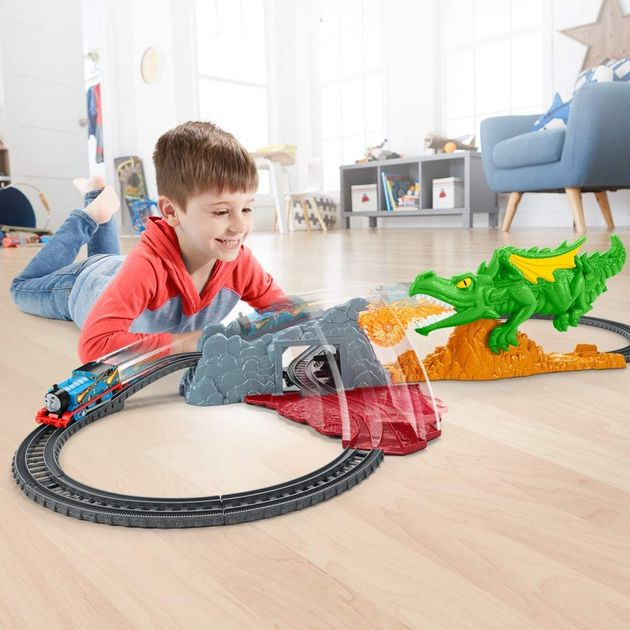 Железная дорога Томас и Друзья Побег от дракона Фишер Прайс Fisher-Price Thomas & Friends TrackMaster, Dragon Escape Set FXX66 изображение 6