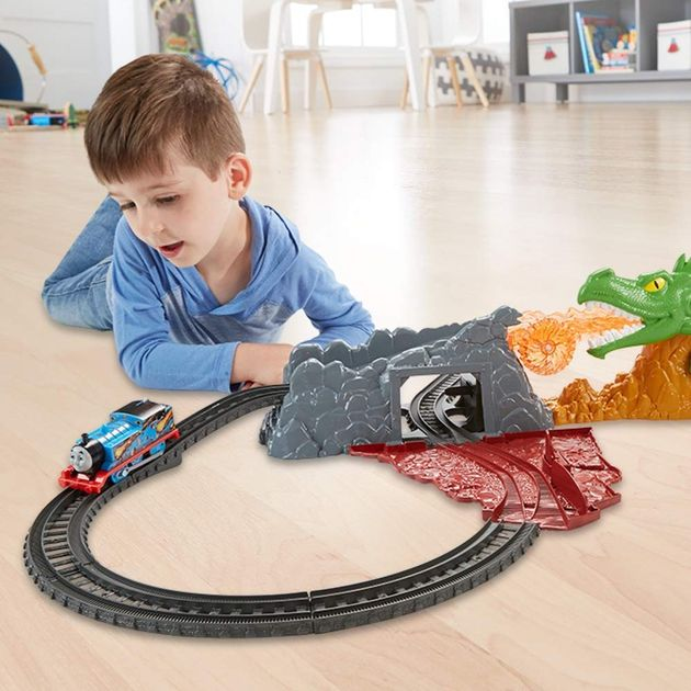 Железная дорога Томас и Друзья Побег от дракона Фишер Прайс Fisher-Price Thomas & Friends TrackMaster, Dragon Escape Set FXX66 изображение 7