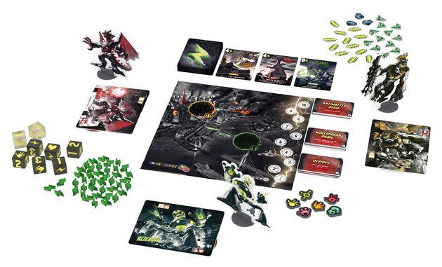 Настольная игра Повелитель Токио King of Tokyo Dark Edition (англ.версия) изображение 2