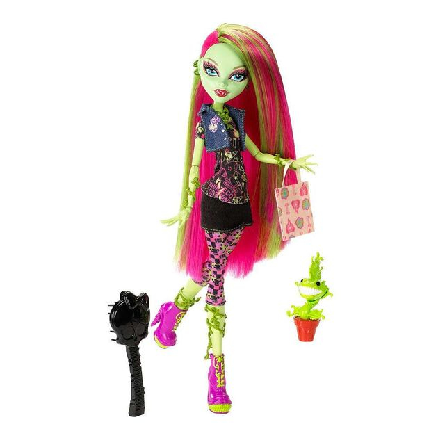 Фото Венера МакФлайтрап с питомцем, серия Базовая   Кукла Monster High/Монстер Хай