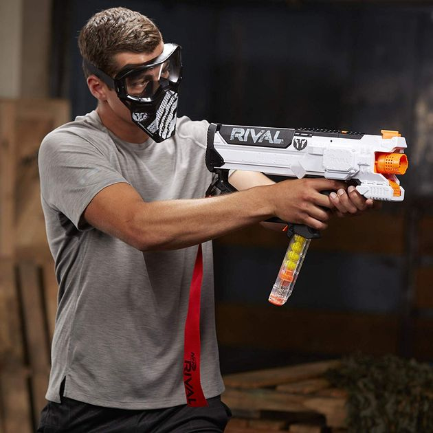 Бластер Нерф Райвал Фантом Корпс Гера NERF Rival Hera Mxvii 1200 White Combat Blaster C1698 изображение 3