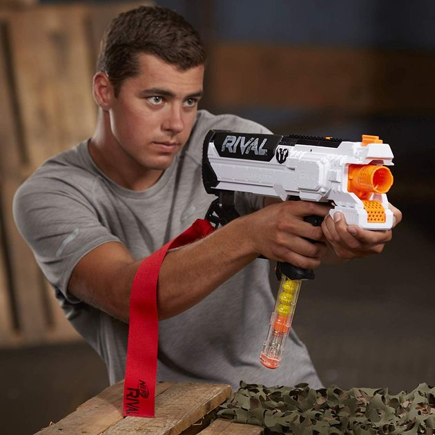 Бластер Нерф Райвал Фантом Корпс Гера NERF Rival Hera Mxvii 1200 White Combat Blaster C1698 изображение 5