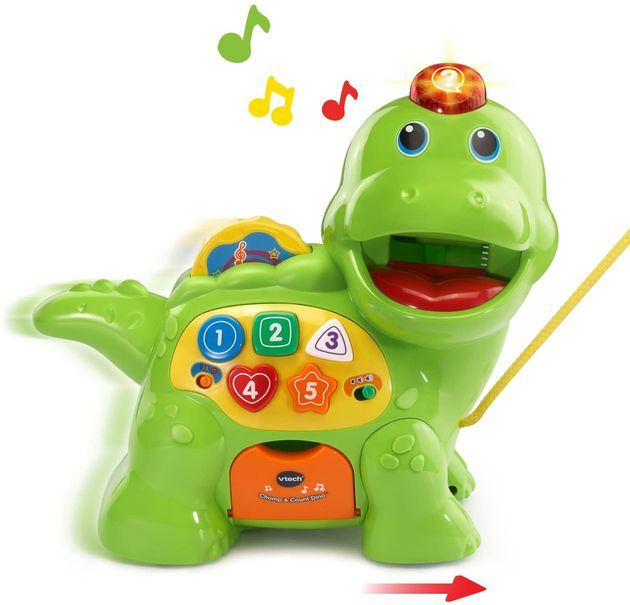 Развивающий динозавр Дино VTech Chomp and Count Dino изображение 3