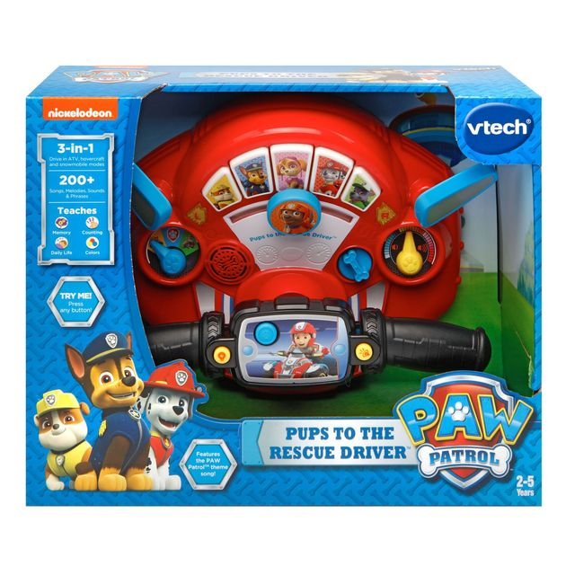 Музыкальный руль Щенячий Патруль VTech Paw Patrol Pups to The Rescue Driver 80-190200 изображение 4