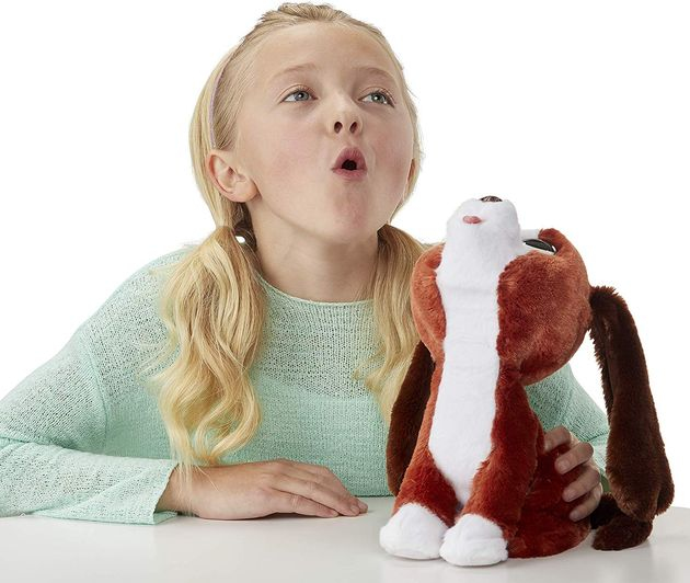 Интерактивная собачка щенок Счастливый рыжик FurReal Howlin’ Howie Interactive Plush E4649 изображение 4