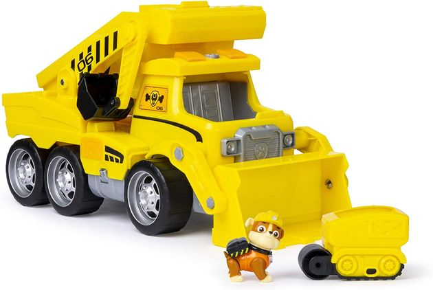 Большой спасательный грузовик Крепыша Щенячий патруль Paw Patrol Ultimate Rescue Construction Truck 6052650 изображение