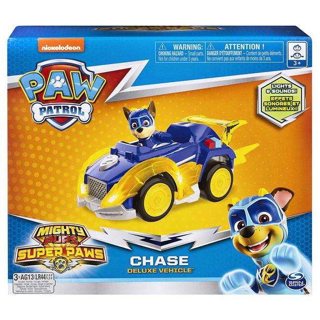 Игровой набор Могучие щенки Гонщик Чейз Щенячий Патруль/Paw Patrol Mighty Pups Super Paws Chase’s 6054837 изображение 2