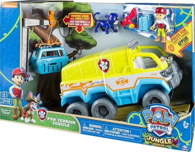 Игровой набор Щенячий Патруль Спасательный джип серия джунгли Paw Patrol Paw Terrain Vehicle изображение 8