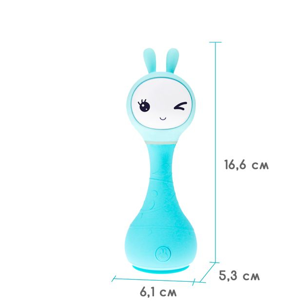 Smarty Зайка Alilo R1 (от 0 до 4 лет) (Бирюзовый) фото 2
