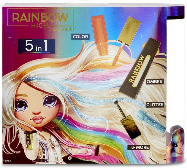 Кукла Рейнбоу Хай Стильная прическа Rainbow High Hair Studio изображение 5