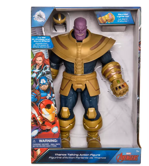 Интерактивная фигурка говорящий Танос Дисней Thanos Talking Action Figure изображение 3