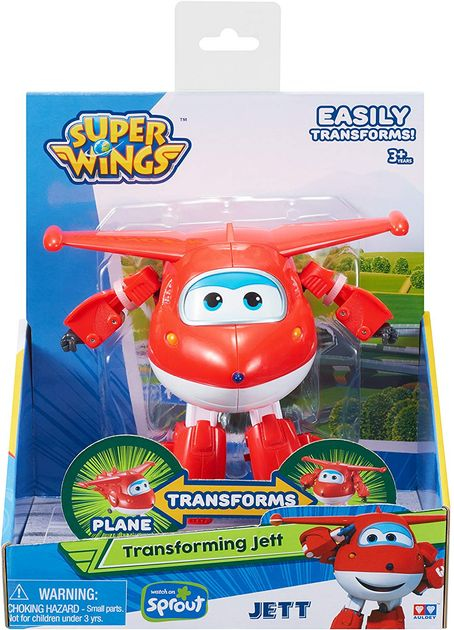 Самолет-трансформер Джетт Супер крылья Super Wings - Transforming Jett изображение 5