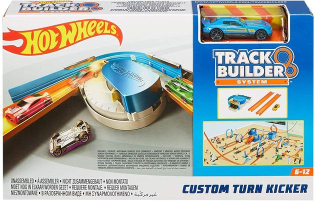 Трек Хот Вилс Гонки по кривой Hot Wheels Track Builder Custom Curve Kicker Playset FPG95 изображение 2