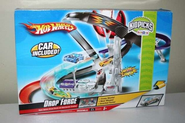 Фото0 Моторизированный трек Хот Вилс Скоростное Скольжение, Hot Wheels KidPicks Zero G Drop Force Track Set Хот вилс купить