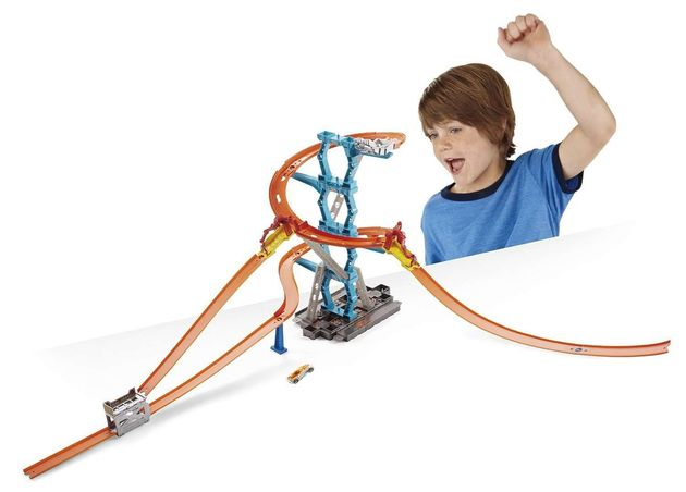 Фото1 Трек Спиральный Спуск Хот Вилс, Hot Wheels Track Builder Spiral Stack-Up Track Set Хот вилс купить
