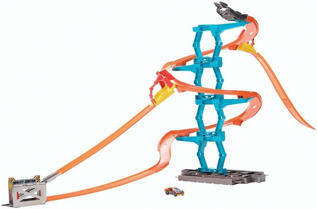 Фото4 Трек Спиральный Спуск Хот Вилс, Hot Wheels Track Builder Spiral Stack-Up Track Set Хот вилс купить