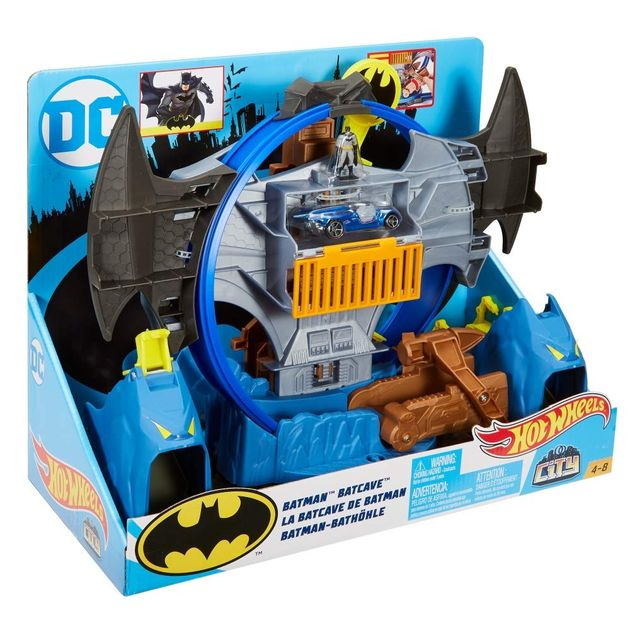 Трек Хот Вилс Убежище Бэтмена Hot Wheels City Batman Batcave Track GBW55 изображение 3