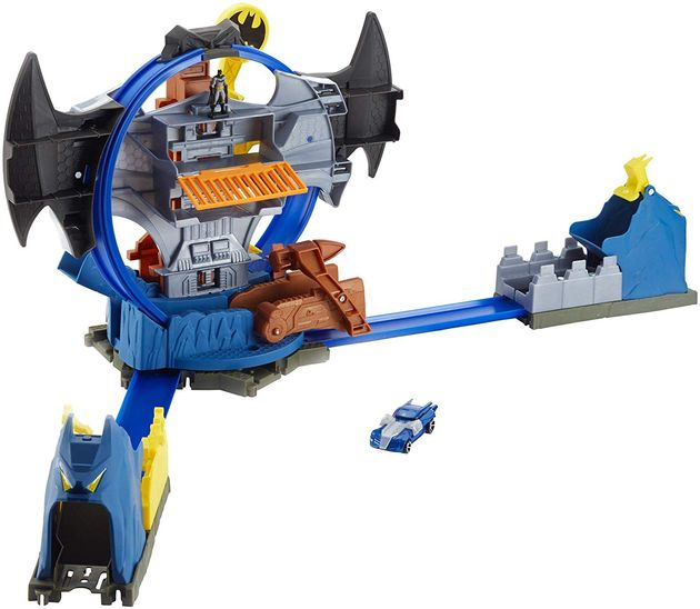 Трек Хот Вилс Убежище Бэтмена Hot Wheels City Batman Batcave Track GBW55 изображение 5