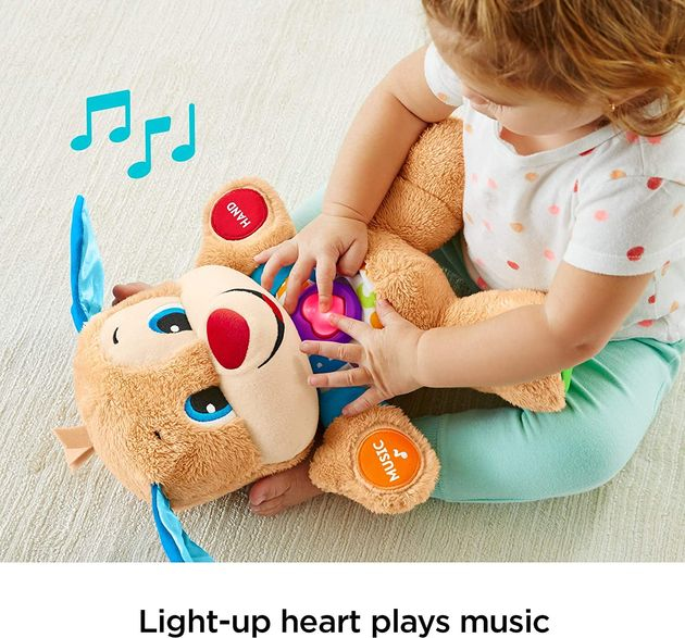 Интерактивная игрушка Умный щенок Фишер Прайс Fisher-Price Laugh & Learn Smart Stages Puppy изображение 4