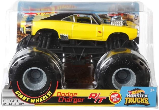 Машина-внедорожник Dodge Charger Hot Wheels Monster Trucks 1:24 изображение 3