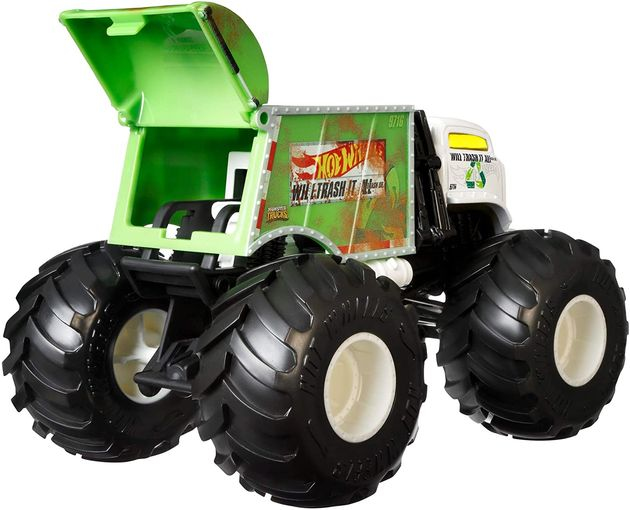 Джип-внедорожник Мусоровоз Хот Вилс Hot Wheels Monster Trucks Will Trash It All изображение